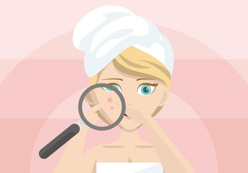 Pimple Illustration vector