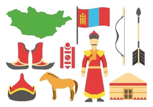 Free Mongolian Icons Vector