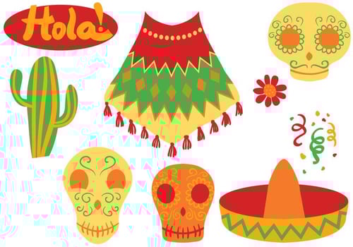 Free Colorful Mexican Vectors