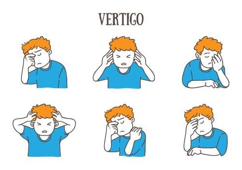 Vertigo Illustration vector