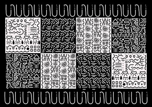 Squiggle Pattern Vector