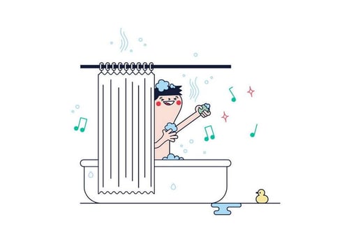 Shower Vector