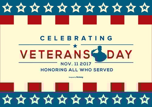Patriotic Veterans Day Illustration vector