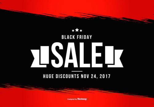 Promotional Black Friday Poster vector
