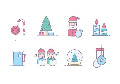 Free Christmas Icons vector