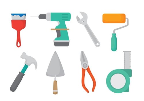 Bricolage Icon Set vector