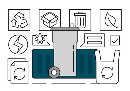 Free Vector Elements About Recycling