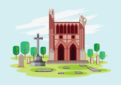Dryburgh Abbey Vector 
