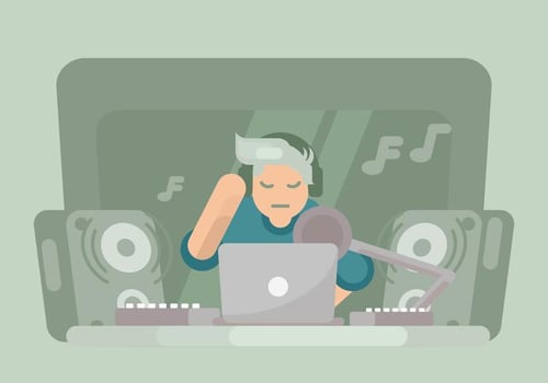 Music Creator Illustration vector