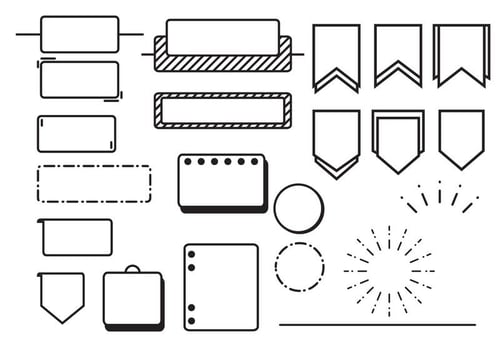 Bullet Journal Vectors 