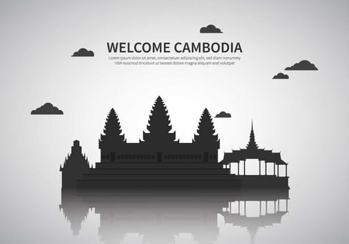Free Cambodia Illustration vector