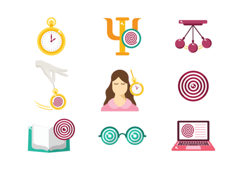 Hypnosis Icons Vector