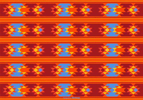 Beautiful Dayak Style Pattern Background vector