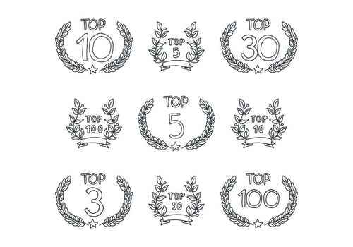 Laurel Breath Top List vector
