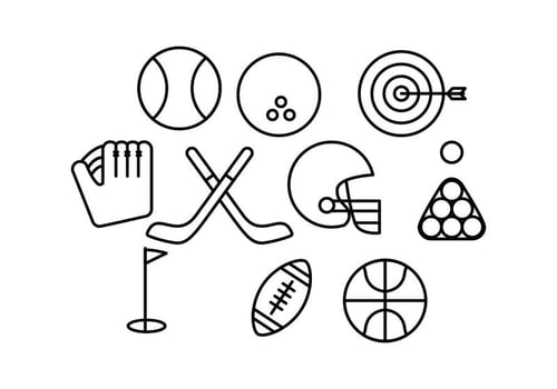 Free Sport Line Icon Vector