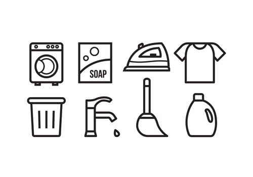 Free Housework Cleaning Icons vector