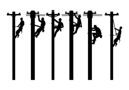 Lineman vector set