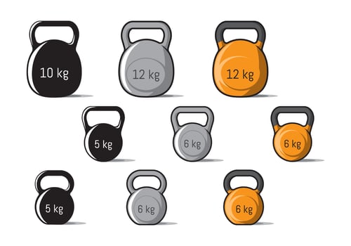 Kettle Bell Variant Vectors 