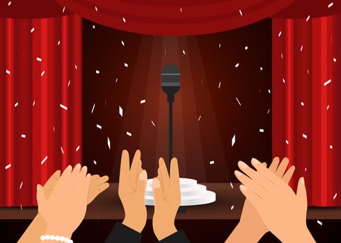 Hand Clapping at Performance Vector 