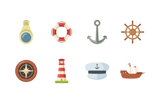 Free Marine Icon Set vector