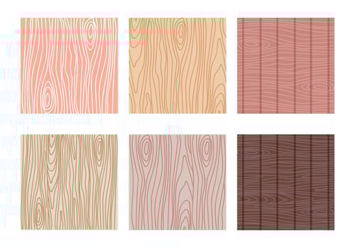 Variant of Woodgrain Pattern Vector Collection