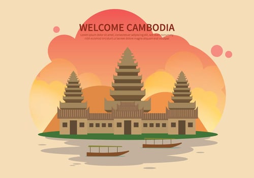 Free Cambodia Illustration vector