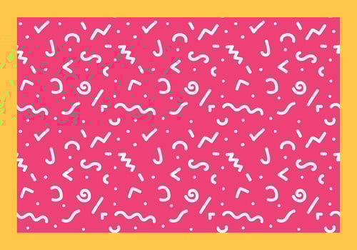 Squiggle Line Seamless Pattern Free Vector