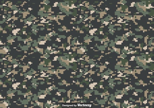 Digital Camouflage Vector Texture