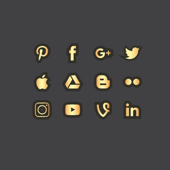 Vector Social Media Icon Set