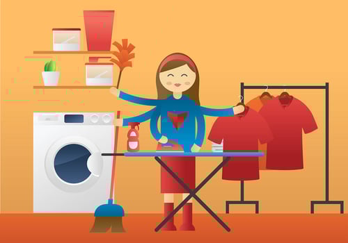 Supermom Free Vector