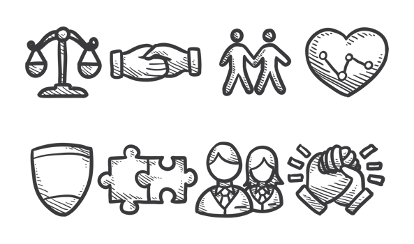 Integrity Icons Vector