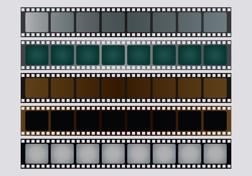 Photo Negative Vector Set