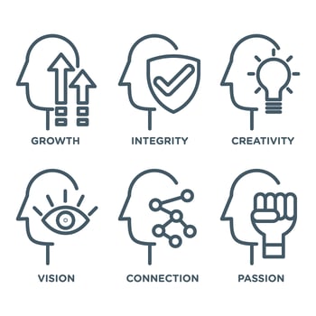 Personal Progress Vector Icons