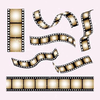 Photo Strip Negative Vector