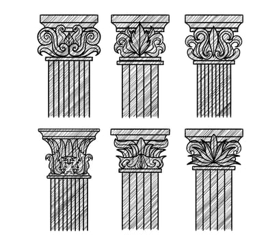 Corinthian vector set