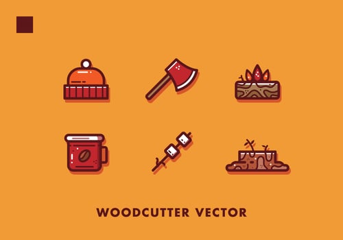 Free Woodcutter items Vector