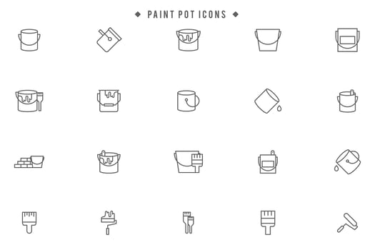 Free Paint Pot Vectors