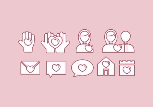 Vector Kindness Icon Set