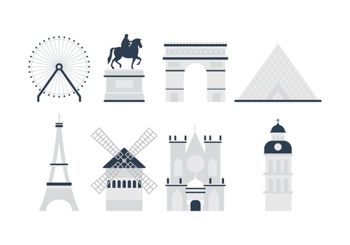 Free France Landmark Vector