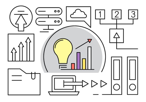 Free Office Icons vector