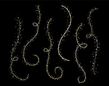 Stardust Swirls Vectors 