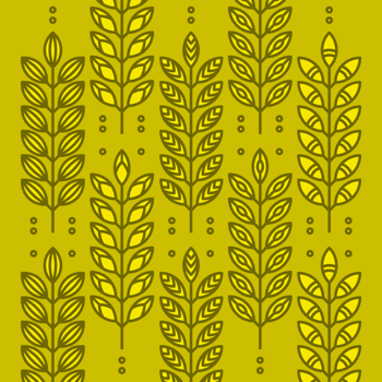 Wheat Ears Icons vector