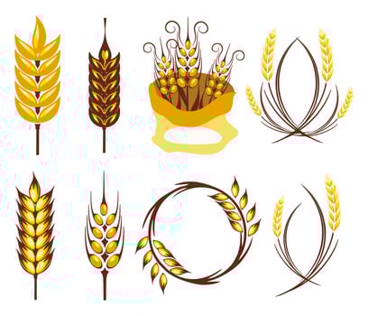 Free Wheat Ears Agriculture Symbol Vector