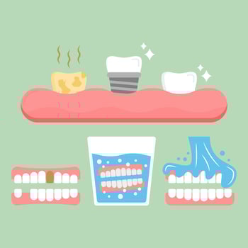 Free Unique False Teeth Vectors