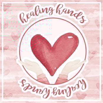 Vector Healing Hands Illustration