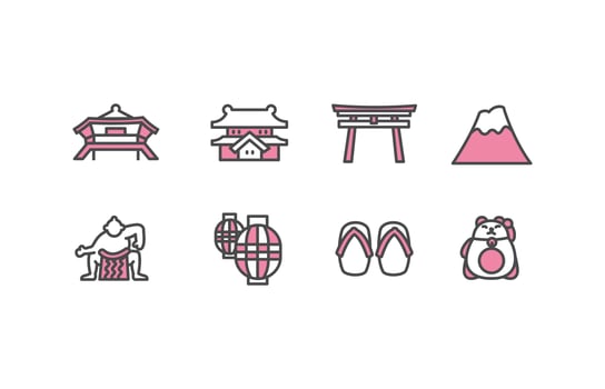 Japan Icon Pack vector
