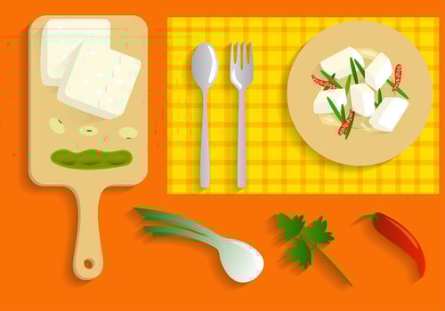 Tofu Free Vector