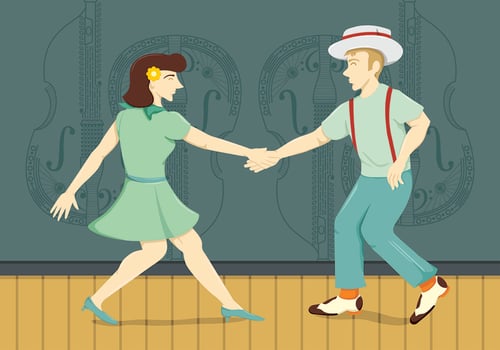 Illustration Of Tap Dance Concept vector
