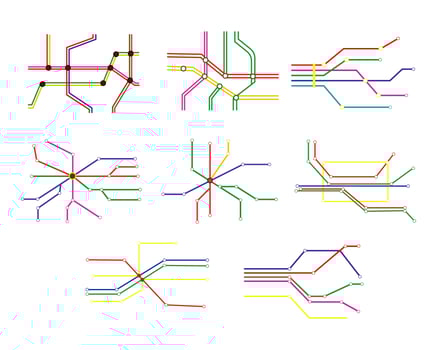 Tube Map Vector