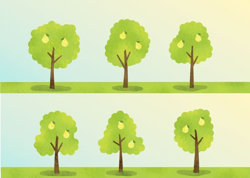 Free Peach Tree Vector